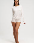 Long Sleeve Short Sleep Set