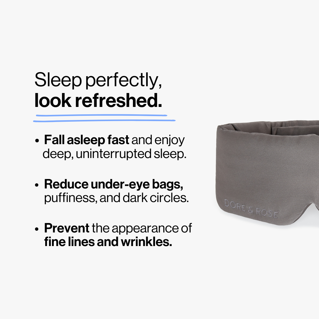 Dore&Rose ディープスリープマスクライトブロッキング シルク アイマスク Amazon.com: Dore & Rose Deep Sleep Mask Light Blocking, 23