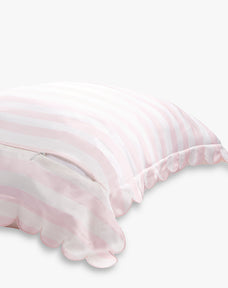 Scalloped Silk Pillowcase