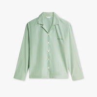 Long Premium Striped PJ Top