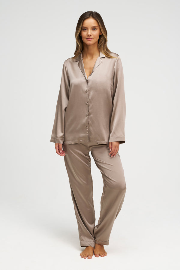 Long Premium Silk PJ Set
