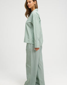 Long Premium Striped PJ Set