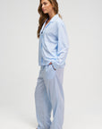 Long Premium Striped PJ Set