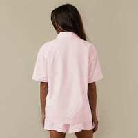 Short Premium Striped PJ Top