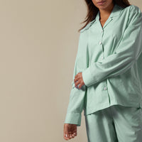 Long Premium Striped PJ Top