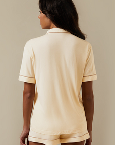 Langärmliges gestreiftes Pyjama-Oberteil