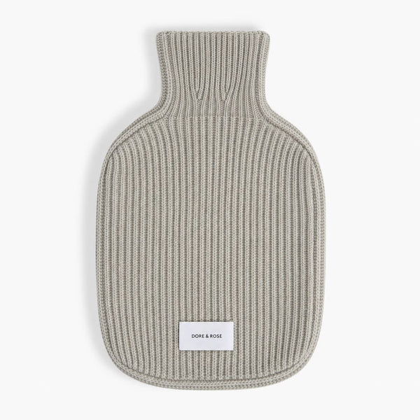 Cashmere Hot Water Bottle in Grey
