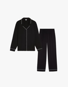 Langärmliges gestreiftes Pyjama-Oberteil