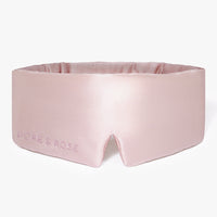 Dore and Rose Luxury Soft Silk Sleeping Eye Mask in the color dark pink