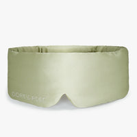 Dore and Rose Luxury Soft Silk Sleeping Eye Mask in the color Olive Green