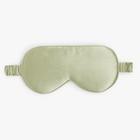 Premium Stretchable Silk Sleep Eye Mask from Dore & Rose in the color Olive Green
