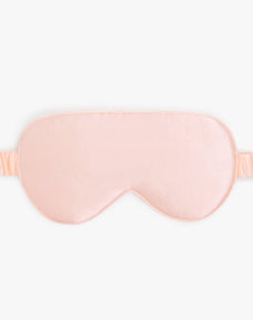 Premium Stretchable Silk Sleep Eye Mask from Dore & Rose in the color Pink