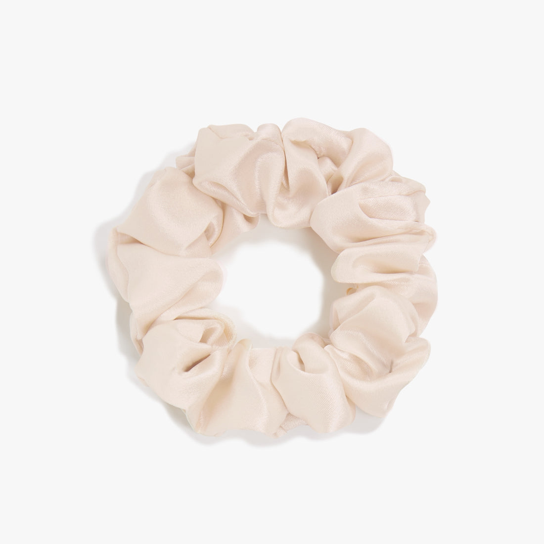 Large Scrunchie in Champagne Beige  - Dore & Rose