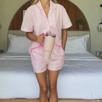 Short Premium Striped PJ Bottom
