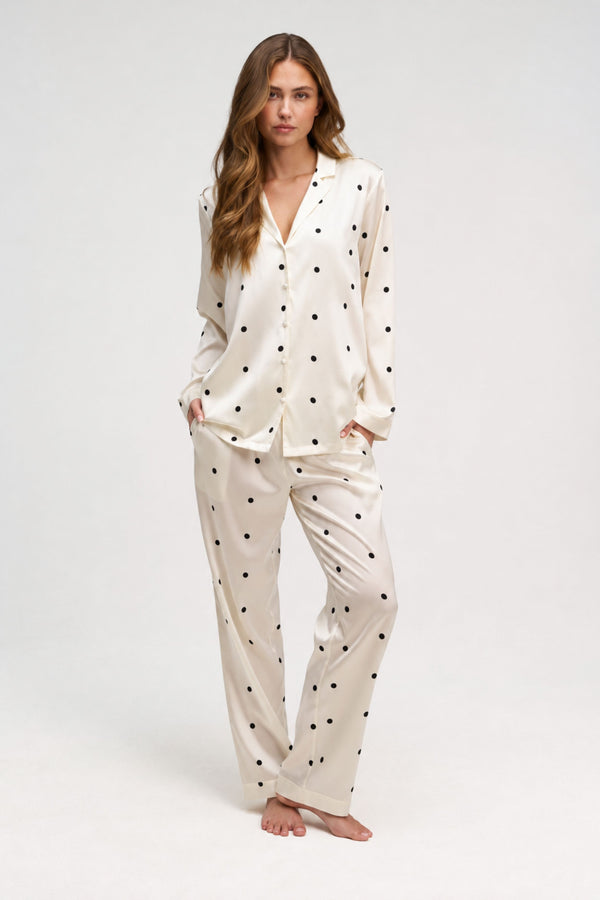 Long Premium Silk PJ Set