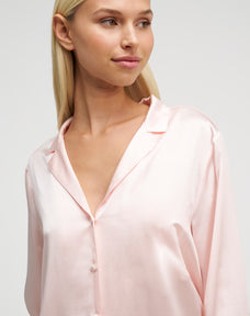 Long Premium Silk PJ Set