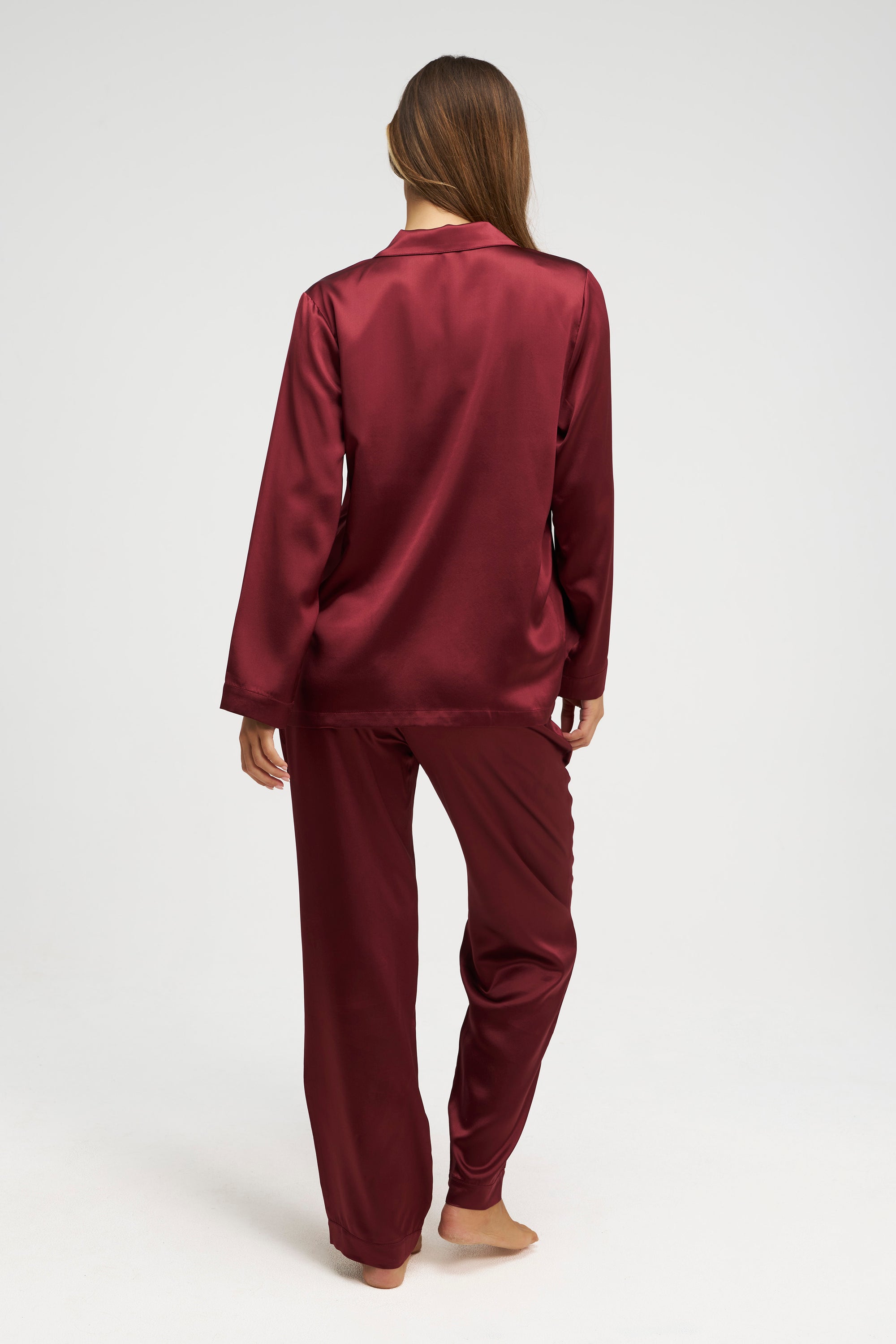 Long Premium Silk PJ Set