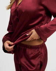 Long Premium Silk PJ Set