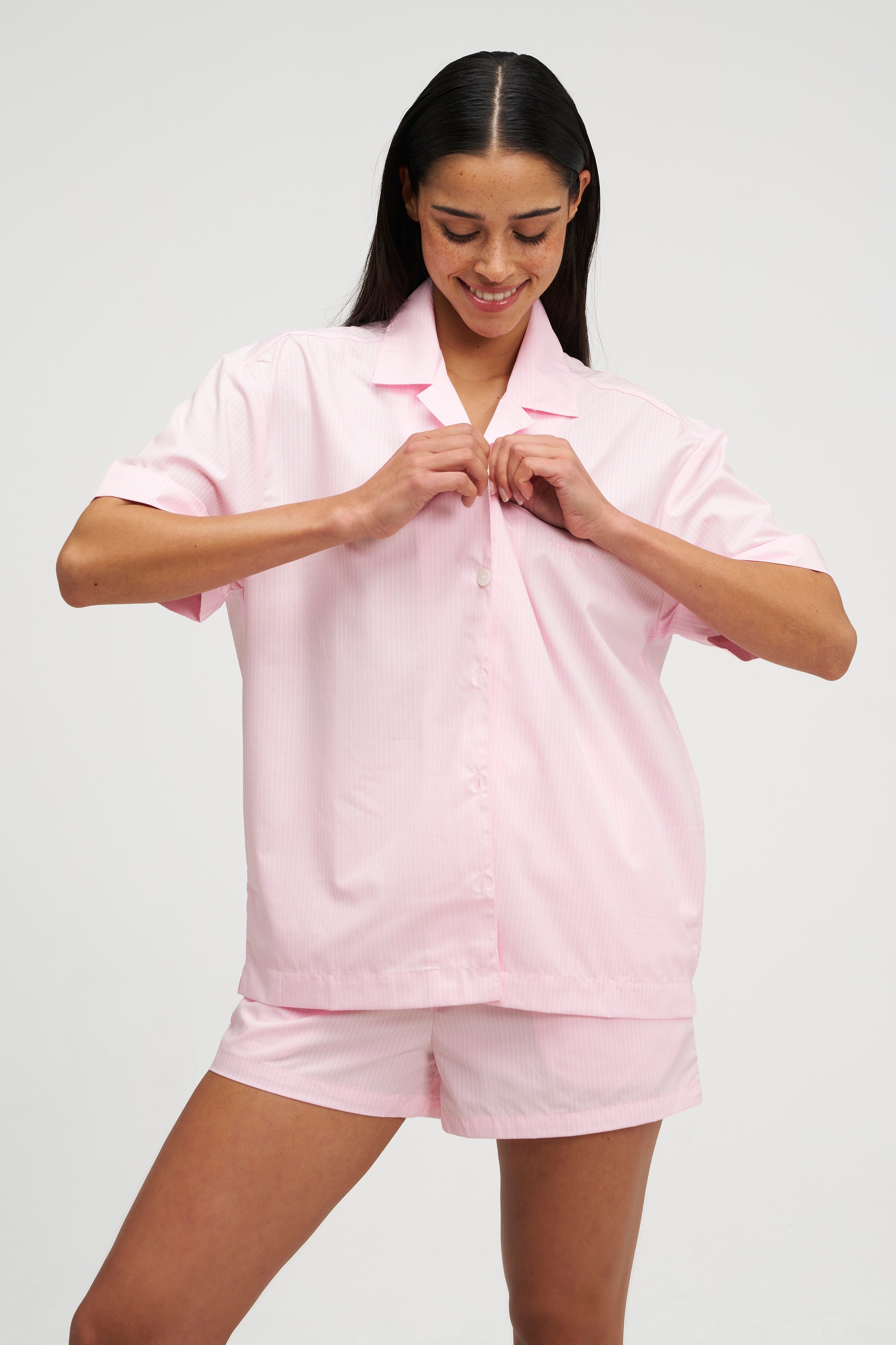 Short Premium Striped PJ Set