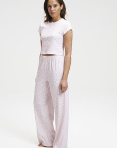 Pointelle Baby Tee and Pants Set