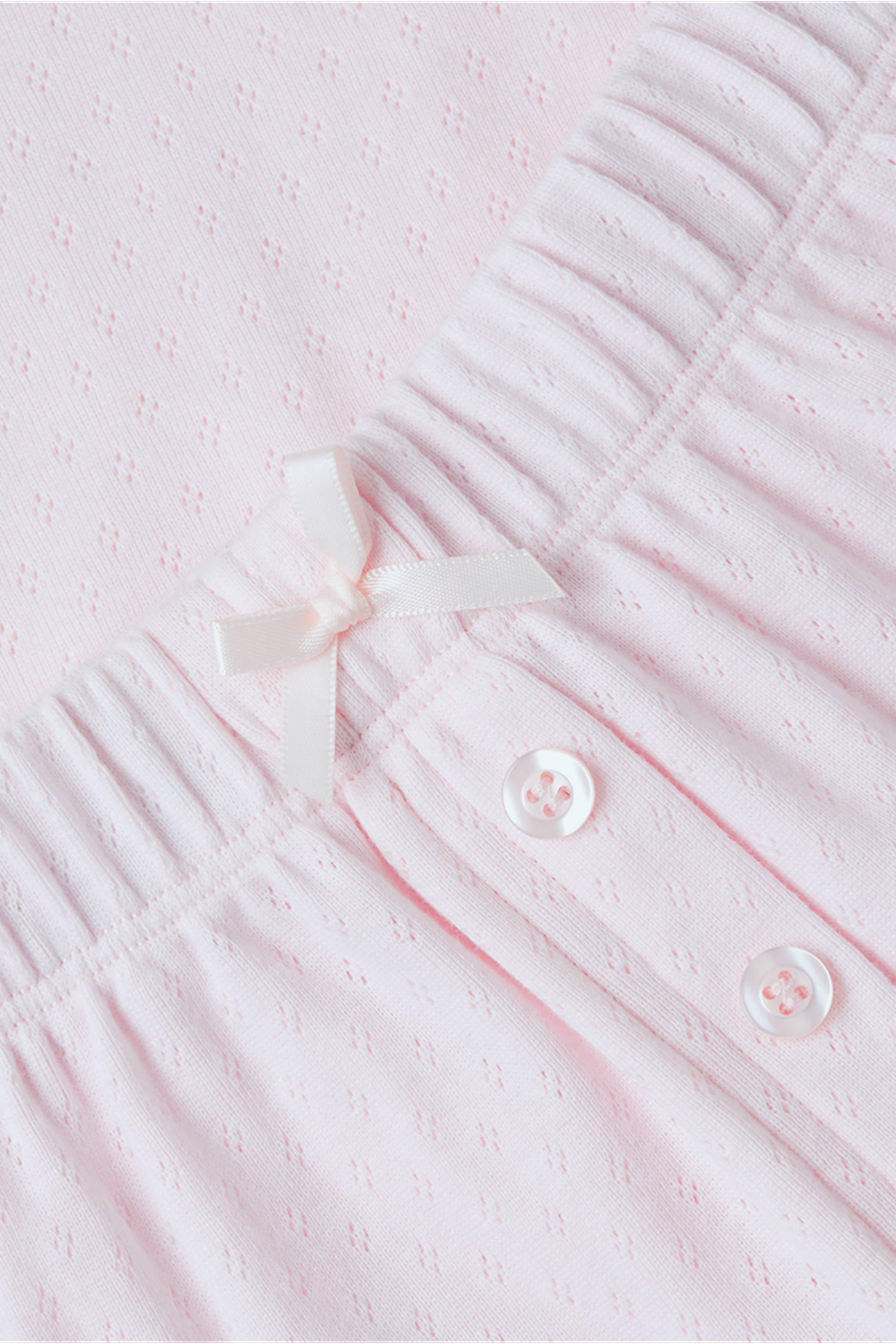 Pointelle Baby Tee and Pants Set