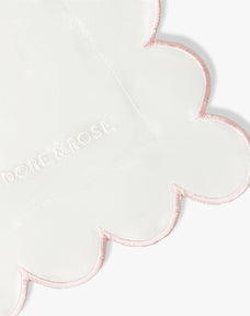 Scalloped Silk Pillowcase