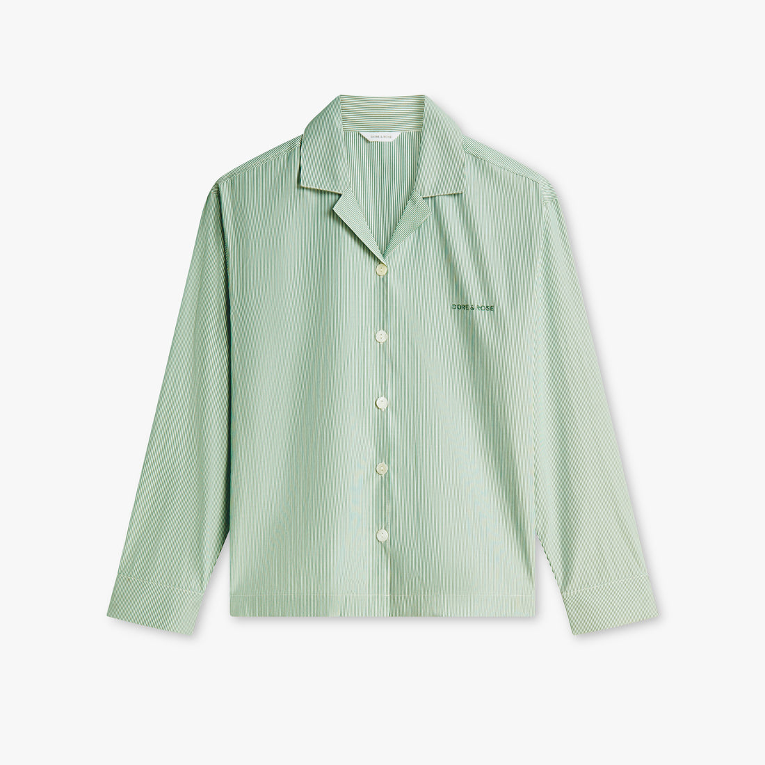 Long Premium Striped PJ Top