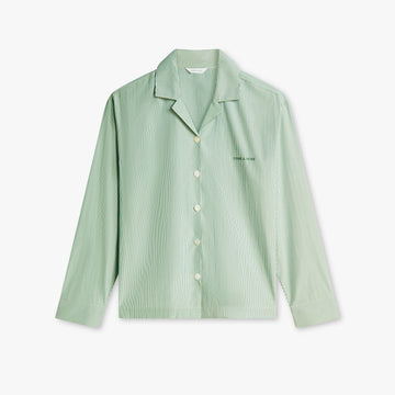 Long Premium Striped PJ Top