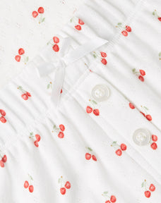 Pointelle Baby Tee and Pants Set