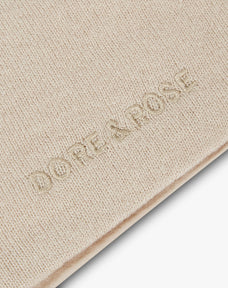Cashmere & Silk Deep Sleep Mask in Beige