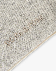 Cashmere & Silk Deep Sleep Mask in Grey