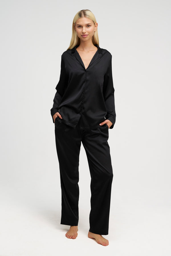 Long Premium Silk PJ Set