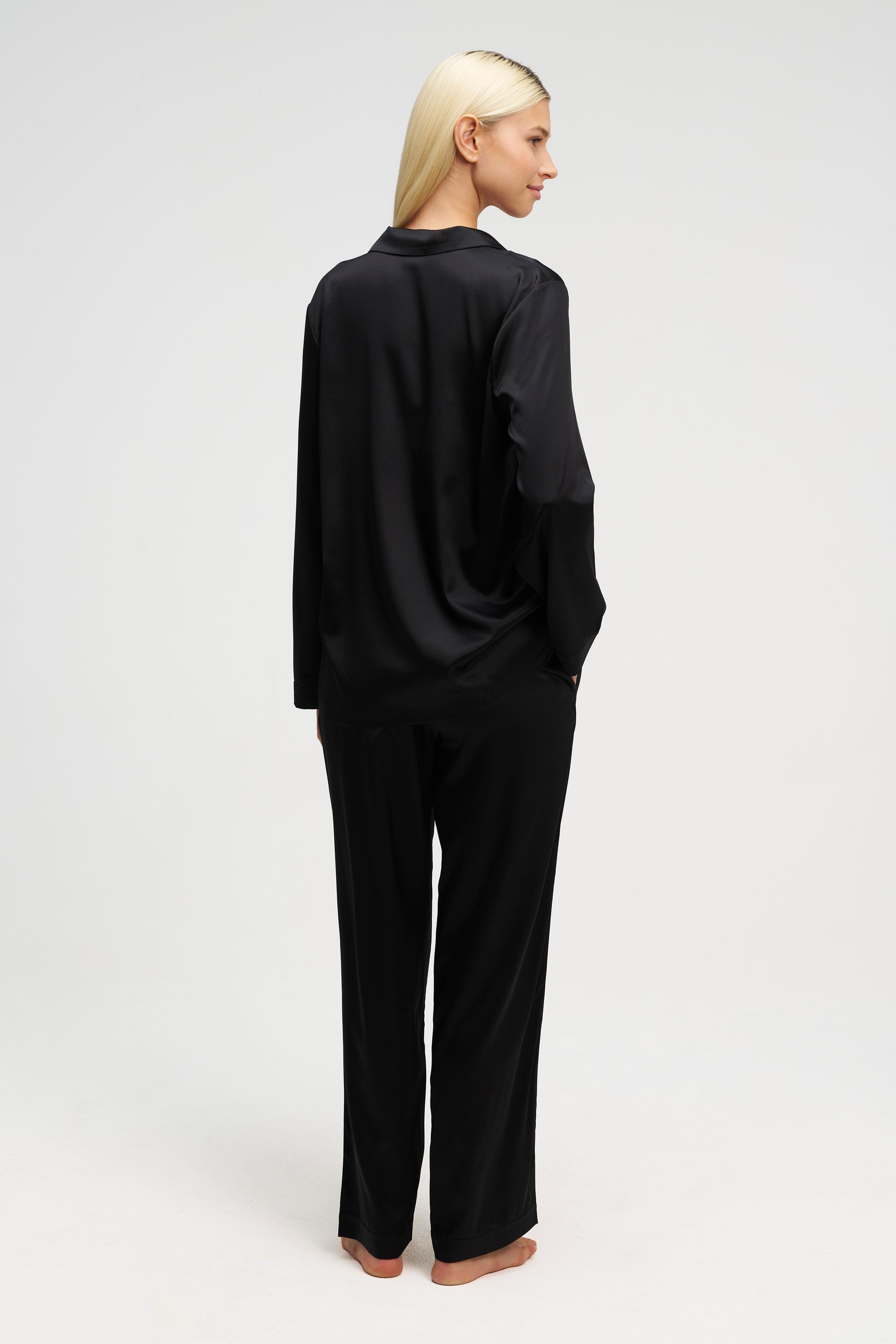 Long Premium Silk PJ Set