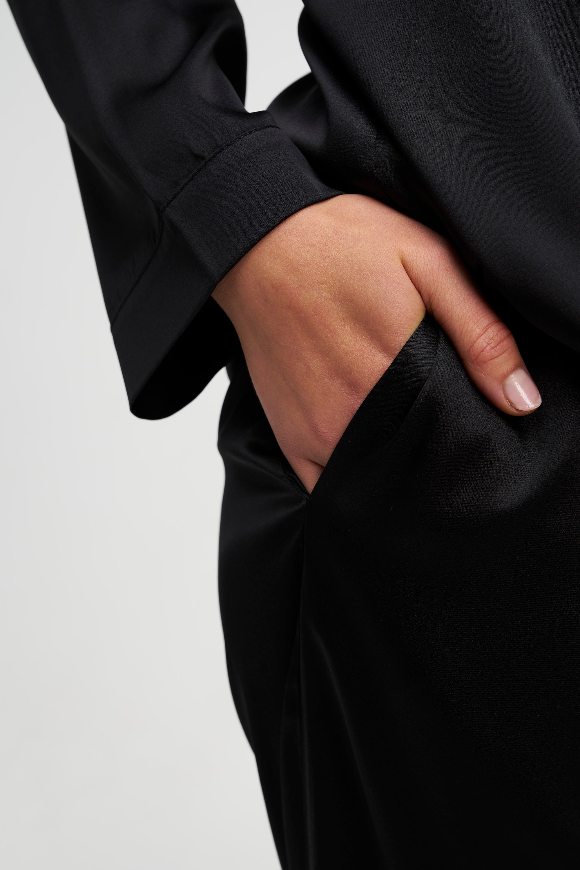 Long Premium Silk PJ Set