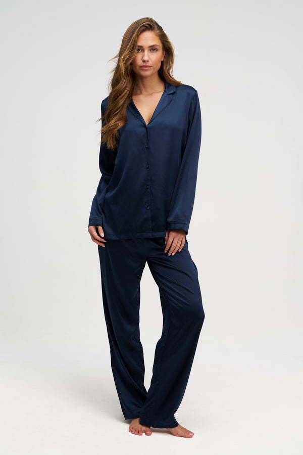Long Premium Silk PJ Set
