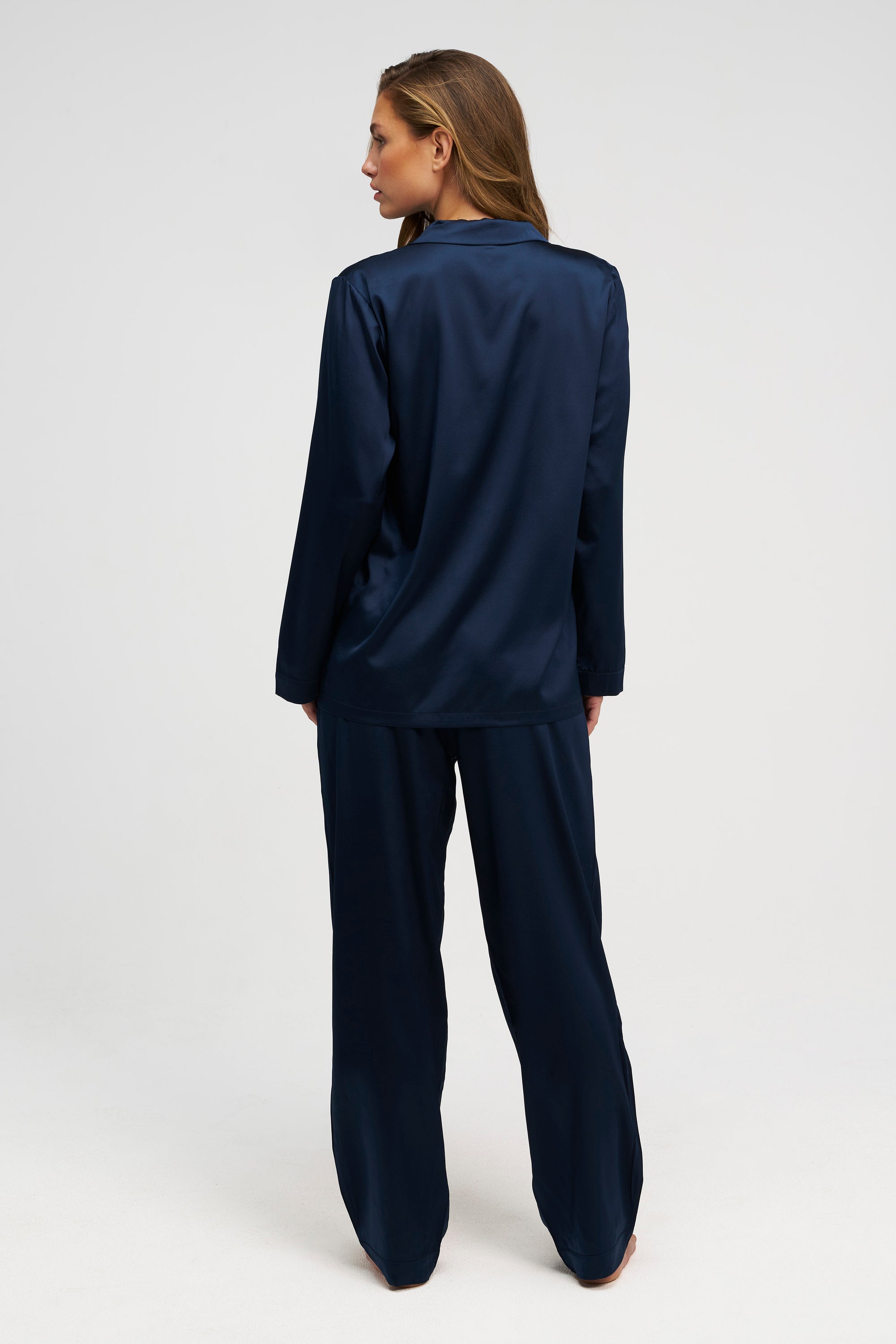 Long Premium Silk PJ Set