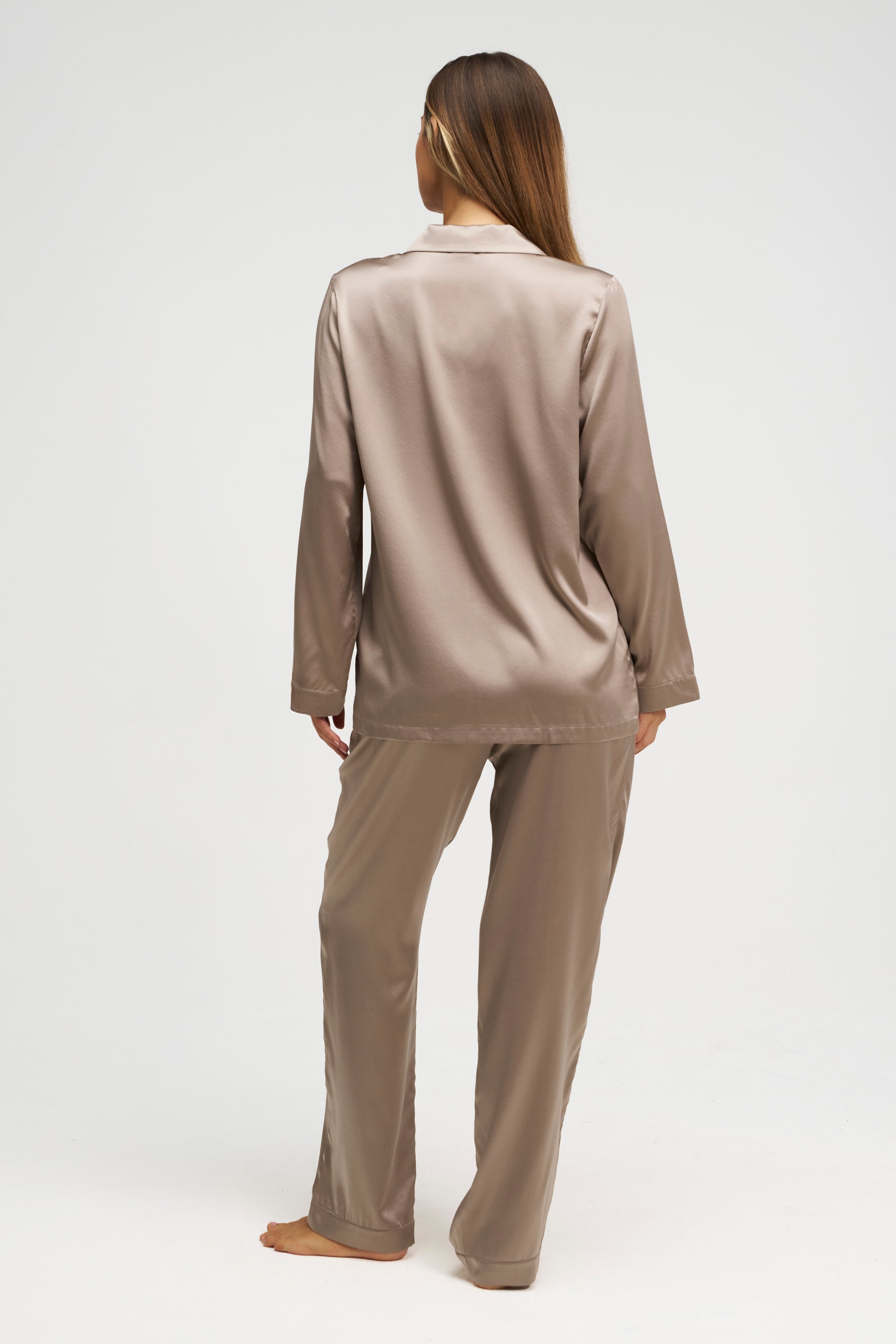 Long Premium Silk PJ Set