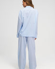 Long Premium Striped PJ Set