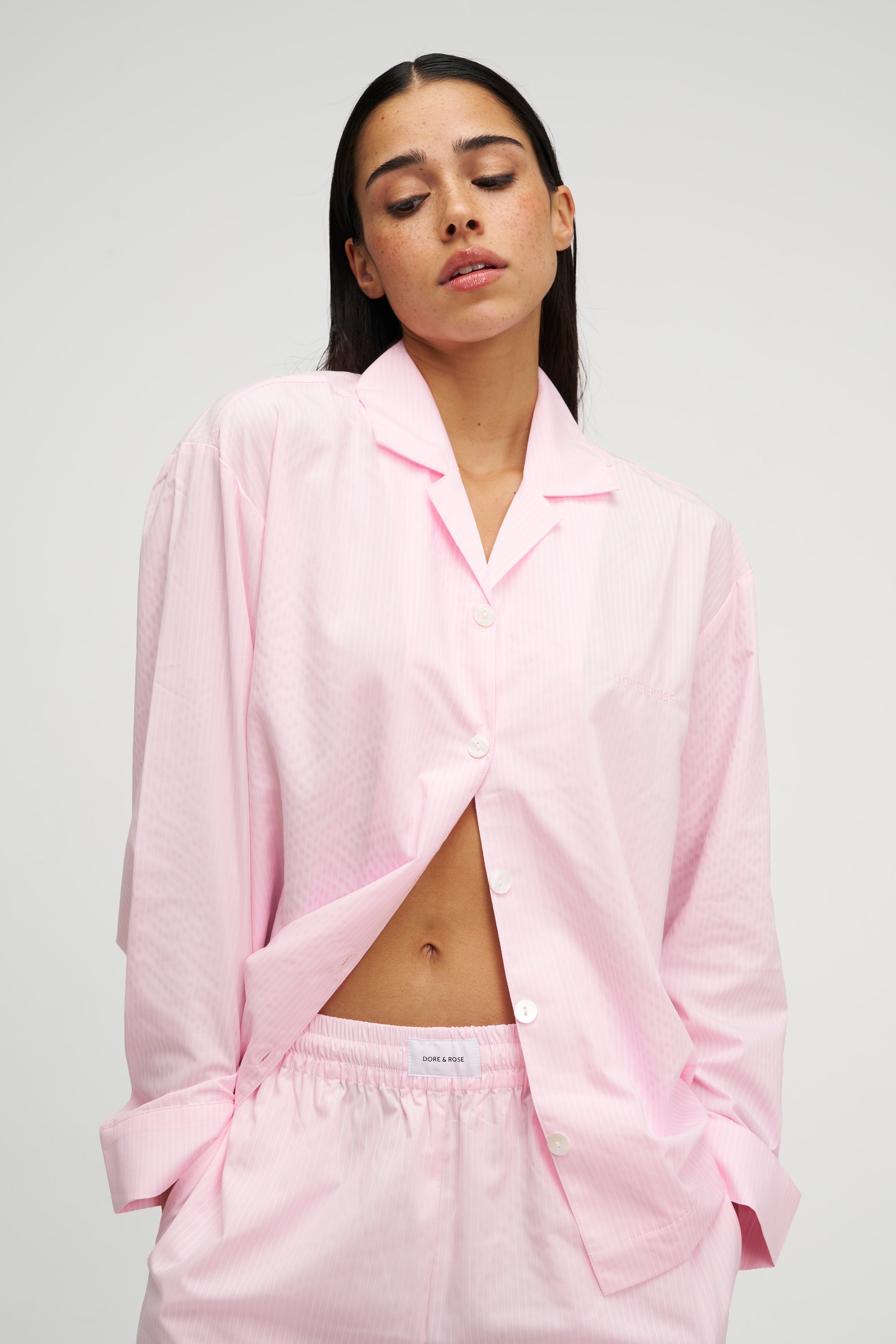 Long Premium Striped PJ Set