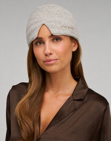 Cashmere & Silk Deep Sleep Mask in Grey