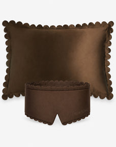 Scalloped Deep Sleep Bundle - Brown