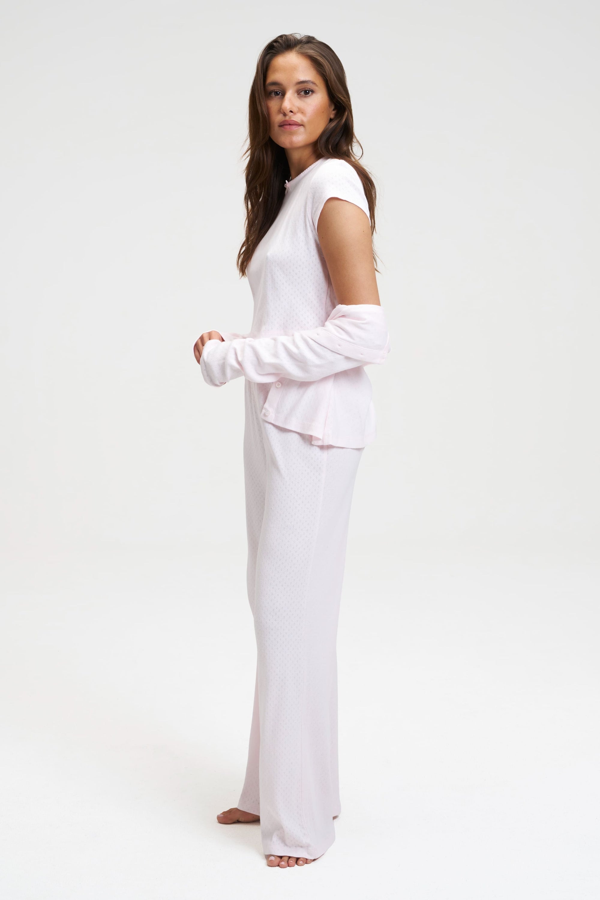 Pointelle Cardigan