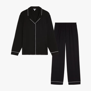 Modal Pajamas Long - Black