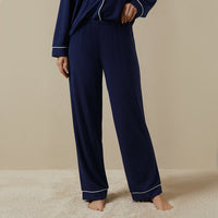 Long Sleeve Modal PJ Set - Dark Blue