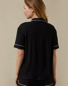 Langärmliges gestreiftes Pyjama-Oberteil