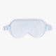 Premium Stretchable Silk Sleep Eye Mask from Dore & Rose in the color Blue and White stripes