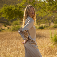 Long Premium Silk PJ Top