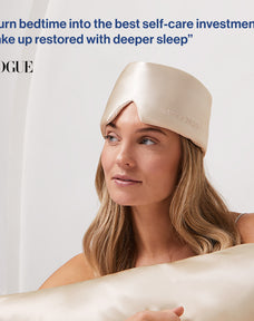 Silk Sleep Mask & Headband Duo