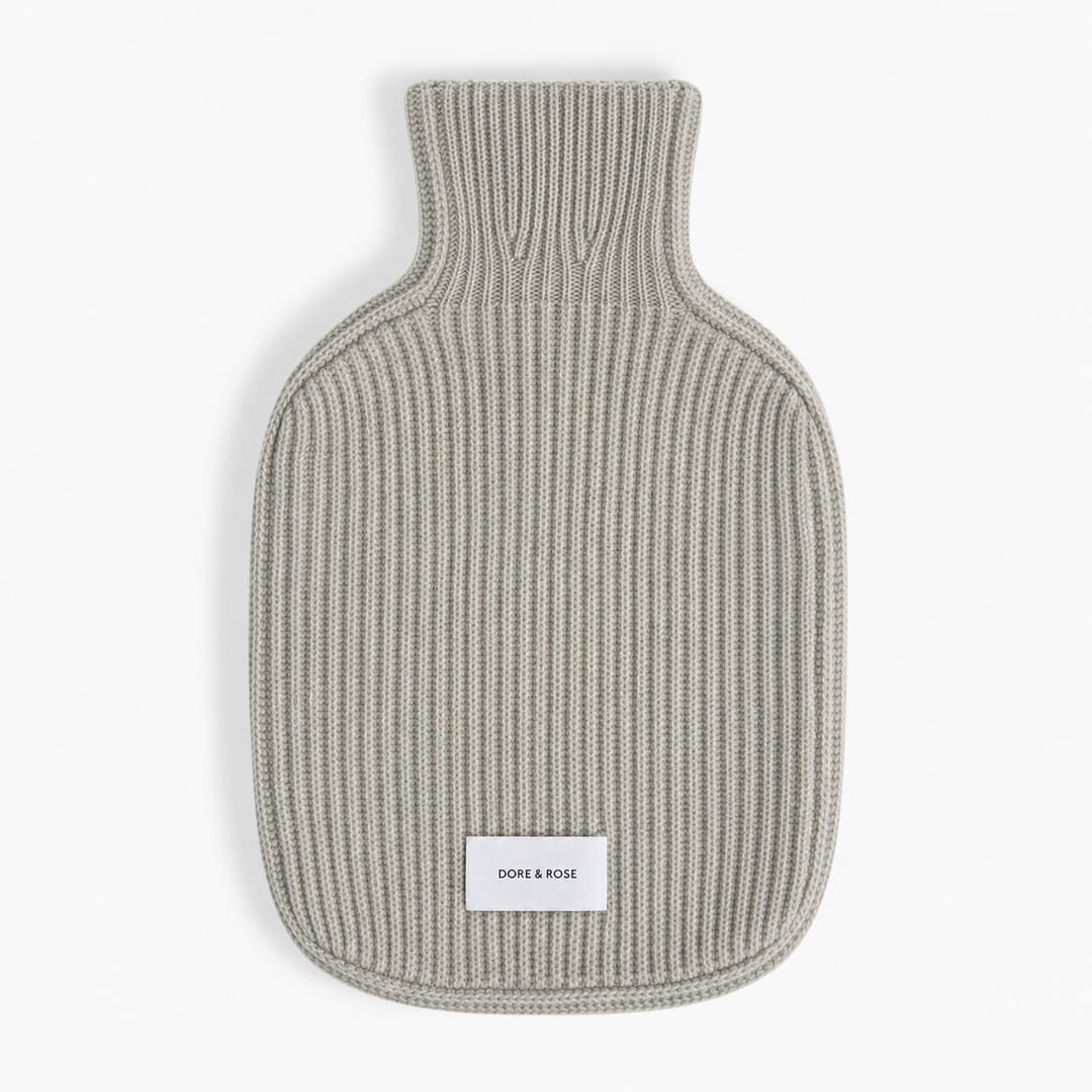 Cashmere Hot Water Bottle in Grey