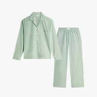 Long Premium Striped PJ Set